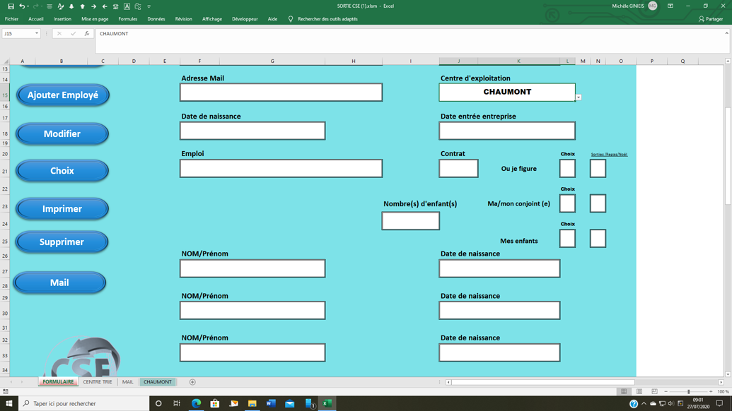 Creer Un Formulaire Sous Excel Excel Forum Formule Excel