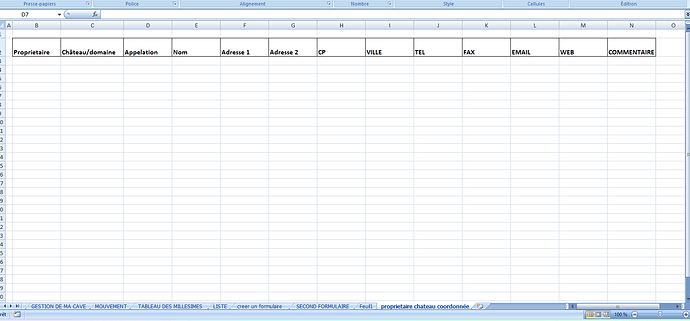 onglet pro^rietaire chateau coordonées