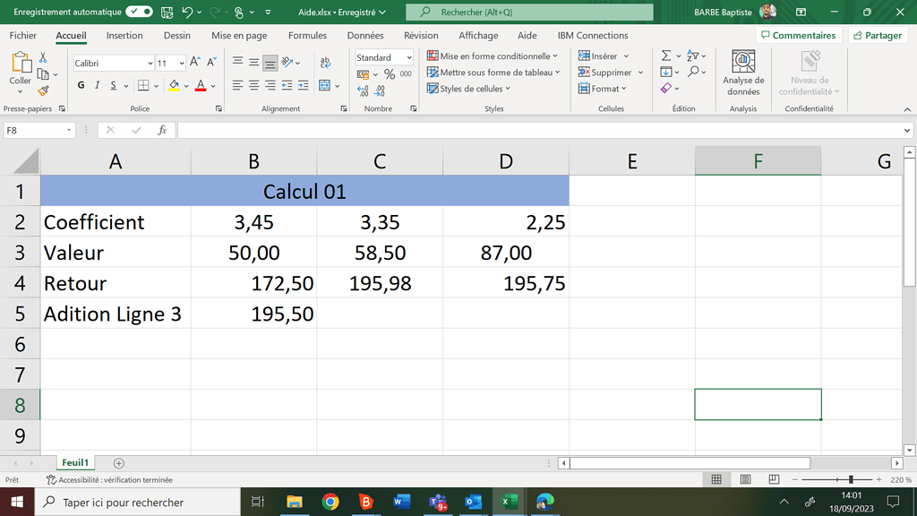 Aide formule excel avec inconnu - Excel - Forum Formule Excel