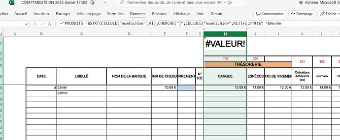 Problème #valeur