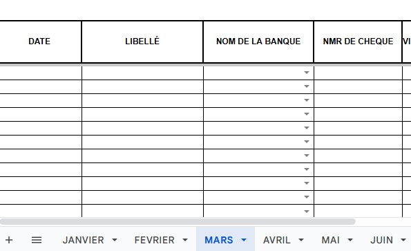 Flèches liste déroulante